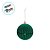 Bolas de Natal - Verde Escuro Texturizada - 8cm - 6 unidades - Cromus - Rizzo - Imagem 3