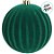 Bolas de Natal em Tubo - Verde Escuro Texturizada - 10cm - 4 unidades - Cromus - Rizzo - Imagem 2