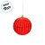 Bolas de Natal em Tubo - Vermelha Dourado - 10cm - 4 unidades - Cromus - Rizzo - Imagem 3