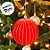 Bolas de Natal em Tubo - Vermelha Dourado - 10cm - 4 unidades - Cromus - Rizzo - Imagem 4