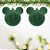 Bola de Natal - Mickey - Aveludada Verde - 10cm - 2 unidades - Disney Original - Rizzo - Imagem 1