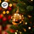 Bolas de Natal - Globo Disco Espelhado Ouro - 10x10cm  - 4 unidades - Cromus - Rizzo - Imagem 1