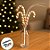 Enfeite Decorativo de Natal - Bengala Doce Bege e Branco - 22x10cm - 1 unidade - Rizzo - Imagem 4