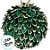 Enfeite de Pendurar de Natal - Pinha Verde com Glitter - 8cm - 1 unidade - Rizzo - Imagem 2