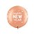 Balão de Festa Látex Liso Decorado - New Year Brilhos Ouro Rose - 30" 75cm - 2 unidades - Qualatex Outlet - Rizzo - Imagem 1