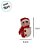 Enfeite Decorativo de Natal com Luz - Boneco de Neve com Cachecol - Vermelho - 18cm - 1 unidade - Rizzo - Imagem 2