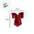 Laço Lamê Vermelho - 20cm - 1 unidade - Rizzo - Imagem 2