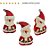 Lata de Metal de Natal - Noel com Chapéu Articulado - 21x11x6cm   - 1 unidade - Rizzo - Imagem 4