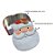 Lata de Metal de Natal - Papai Noel - 12x10x5cm - 1 unidade - Rizzo - Imagem 2
