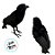 Enfeite Decorativo De Halloween - Corvo - 17,5x28x9,5cm - 1 unidade - Florarte  - Rizzo - Imagem 4