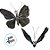 Enfeite Para Pendurar De Halloween - Borboleta Caveira - 39x50x8cm - 1 unidade - Florarte  - Rizzo - Imagem 4