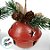 Enfeite Para Pendurar de Natal - Guizo Vermelho - 7x9x5cm - 3 unidades - Cromus - Rizzo - Imagem 2