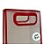 Sacola Transparente Fosca Pvc Alça Plana Vermelho - 25x15x10cm - 12 unidades - Rizzo - Imagem 2