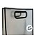 Sacola Transparente Fosca Pvc Alça Plana Preto - 27x21x11cm - 12 unidades - Rizzo - Imagem 2