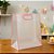 Sacola Transparente Fosca Pvc Alça Plana Rosa Bebê - 30x25x15cm - 12 unidades - Rizzo - Imagem 1