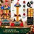 Cenário De Natal - Brinquedo de Parque de Diversão com Som , Luz e Movimento - 23x23x55cm - RZO2323 - 1 unidade - Rizzo - Imagem 2