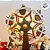 Cenário De Natal - Roda Gigante com Som , Luz e Movimento - 17,5x15,5x23cm - 1 unidade - Rizzo - Imagem 5