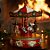 Cenário De Natal - Carrossel com Som , Luz e Movimento - 10,5x10,5x15cm - RZO02314 - 1 unidade - Rizzo - Imagem 1