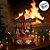 Cenário De Natal - Carrossel com Som , Luz e Movimento - 10,5x10,5x15cm - RZO02314 - 1 unidade - Rizzo - Imagem 7