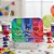 Tampa para Marmitinha Festa Pj Masks - 12x9,5cm - 8 unidades - Regina - Rizzo - Imagem 1