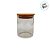 Pote de Vidro Hermético com Tampa de Bambu - 6,5x8cm - 200ml  - 1 unidade - Rizzo - Imagem 3