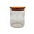 Pote de Vidro Hermético com Tampa de Bambu - 6,5x8cm - 200ml - 60 unidades - Rizzo - Imagem 3