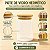 Pote de Vidro Hermético com Tampa de Bambu - 9x15cm - 700ml - 24 unidades - Rizzo - Imagem 7