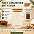 Pote de Vidro Hermético com Tampa de Bambu - 6,5x10cm - 325ml - 48 unidades - Rizzo - Imagem 5