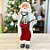 Papai Noel Decorativo Médico em Pé Médico - Vermelho, Verde e Branco - 45cm - 1 unidade - Rizzo - Imagem 1