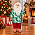 Papai Noel Decorativo em Pé Surfista - Verde e Vermelho - 45cm - 1 unidade - Rizzo - Imagem 1