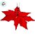 Poinsétia Decorativa - Vermelho e Glitter - 31cm - 1 unidade - Cromus - Rizzo - Imagem 3