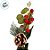 Galho Decorativo de Natal - Berry - Verde e Vermelho - 23cm - 1 unidade - Cromus - Rizzo - Imagem 3