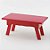 Banquinho MDF Retangular - Vermelho - M 12x13,5x25cm - 1 unidade - Chiquinho - Rizzo - Imagem 1