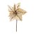 Pick Decorativo de Natal - Bege com Glitter Prateado - 26cm - 1 unidade - Cromus - Rizzo - Imagem 1