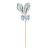 Pick Decorativo Orelha Coelhinho Azul - 15cm - 1 unidade - Cromus - Rizzo - Imagem 1