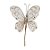 Pick Decorativo De Natal - Borboleta - Branco - 27cm - 1 unidade - Rizzo - Imagem 1
