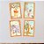 Quadro Decorativo - Ursinho Pooh - 21x31cm - 4 unidades - Festcolor - Rizzo - Imagem 1