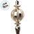 Enfeite Para Pendurar de Natal - Ornamento Ouro - 4,5x15cm - 4 unidades - Cromus - Rizzo - Imagem 2