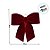 Laço de Veludo Vermelho G - 31x39x7cm   - 1 unidade - Rizzo - Imagem 3