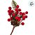 Galho Decorativo de Natal - Berry - Verde/Vermelho - 24cm - 1 unidade - Cromus - Rizzo - Imagem 3