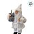 Papai Noel Decorativo em Pé com Saco e Presente Embrulhado - Branco  - 20cm - 1 unidade - Rizzo - Imagem 4