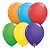 Balão de Festa Látex Liso Decorado - Arco-Íris Sortidos - 5" 12cm - 100 unidades - Qualatex Outlet - Rizzo - Imagem 1