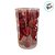 Bolas de Natal em Tubo - Kit Grande Vermelho - 8x8cm  - 25 unidades - Rizzo - Imagem 4
