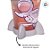 Copo Foguete com Tampa e Canudo - Astronauta Laranja - 280ml - 1 unidade - Plásutil - Rizzo - Imagem 2