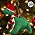 Enfeite Para Pendurar de Natal - Dinossauro - 15cm - 1 unidade - Cromus - Rizzo - Imagem 3