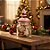 Pote Decorativo de Vidro de Natal - Noel - 18,7cm  - 1 unidade - Cromus - Rizzo - Imagem 1