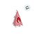 Caixa Cone - Contos De Páscoa Vermelho - 5x5x14cm - 10 unidades - Cromus - Rizzo - Imagem 3