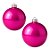 Bolas De Natal - Lisa Pink - 12cm - 2 unidades - Rizzo - Imagem 1