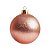 Bolas De Natal - Glitter Rose - 15cm - 1 unidade - Rizzo - Imagem 1