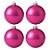 Bolas De Natal - Perolada Pink - 4 unidades - Rizzo - Imagem 1
